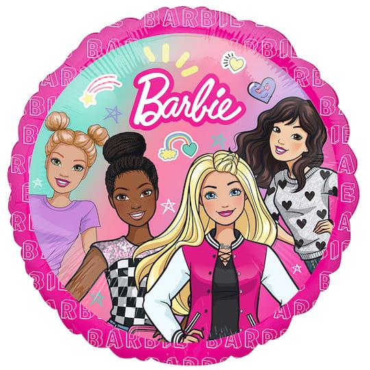 17" Barbie Dream Together Foil Balloon